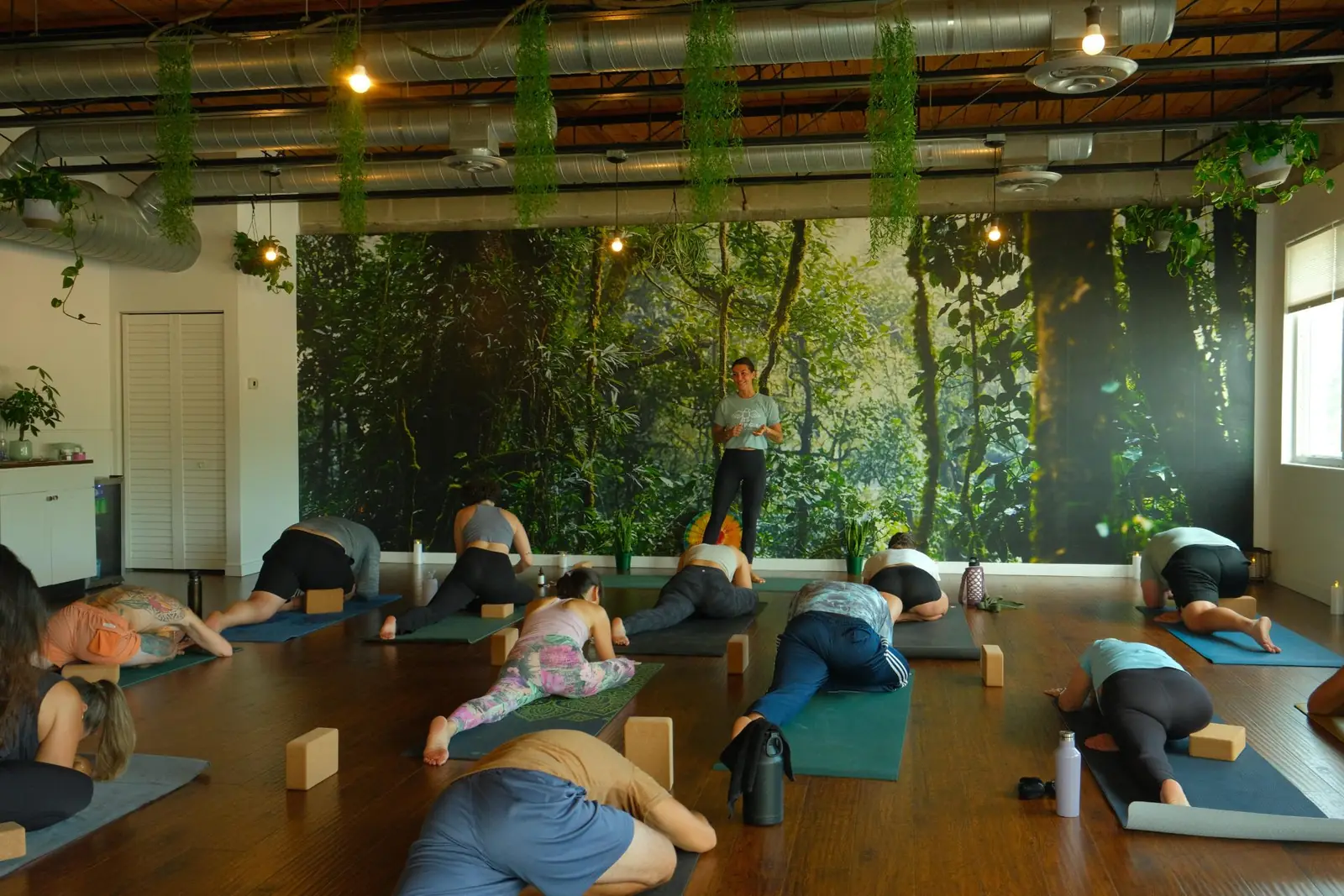 Half Pigeon Yoga studio in downtown St. Petersburg