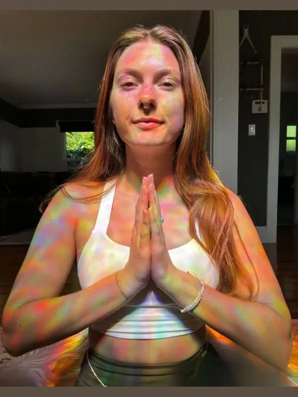Cait, teacher at Half Pigeon Yoga