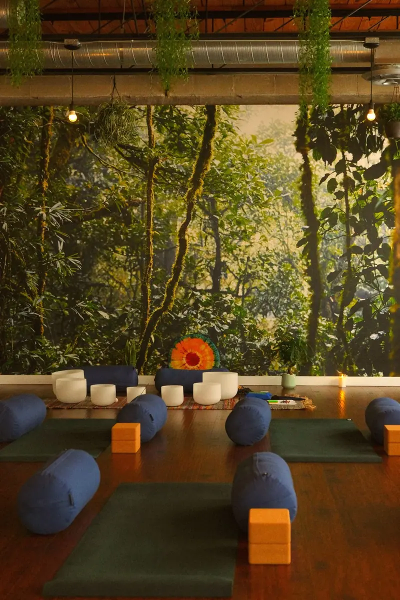 Sound bath at Half Pigeon Yoga