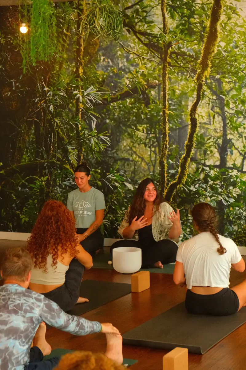 Adela King, co-founder of Half Pigeon Yoga